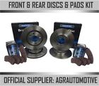OEM SPEC FRONT + REAR DISCS AND PADS FOR VOLVO XC70 3.0 T6 (ELEC H/B) 2009-