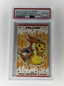 XY Pokemon Center Poncho Pikachu Serie #2 Tarjeta de Visita MEGA Charizard Y - Imagen 1 de 2