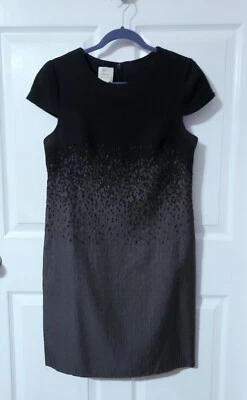 Nordstrom Suzi Chin For Maggy Boutique Womens Dress Size 8 Black & Gray Ombre  - Image 1 of 4