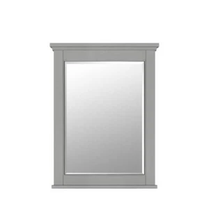 Home Decorators Collection Vanity Mirror 24"W x 32"H Wood Framed in Storm Gray - Picture 1 of 3