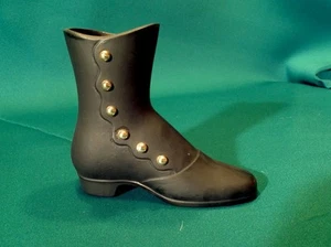 Rare Vintage Enesco - Black Boot Vase - Planter - Nice HTF Piece - Picture 1 of 9
