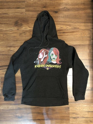 Kabuki Warriors by Extra Cooler Hoodie Men's Sz M Asuka Kairi Sane Joshi Stardom Cover