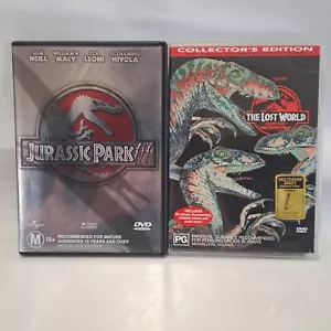 Jurassic Park 3 and Jurassic Park The Lost World dvd - Picture 1 of 8