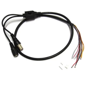10x BNC Video DC 12v Power OSD Menu Control Pigtail End Cable CCTV Camera Board - Picture 1 of 5