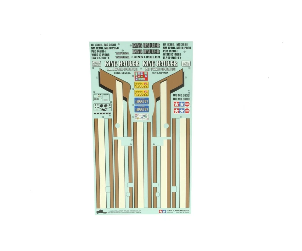 Tamiya Aufkleber Truck King Hauler - 309495161 - Bild 1 von 1