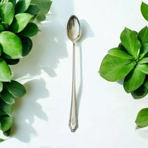 Virginia Carvel by Towle Sterling Silver Iced Tea Spoon *Good* 1919 Mono “O” - Picture 1 of 4