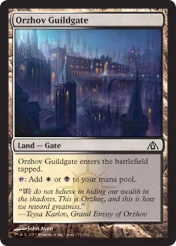Orzhov Guildgate - Dragon's Maze #153/156 MTG Magic The Gathering - Image 1 of 1