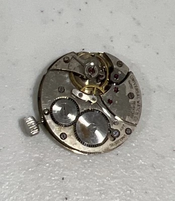 Universal Geneve Movement 267 Running But Missing Second Wheel Authentic  - Image 1 of 2