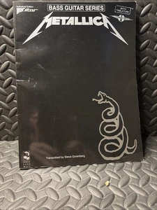 METALLICA Black - Bass Guitar Series TAB Music Book - Cherry Lane Music - Picture 1 of 5
