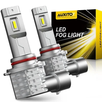 AUXITO LED Fog Driving Light Bulbs 9006 HB4 6500K Xenon White Bright CANBUS EXD - Image 1 of 4