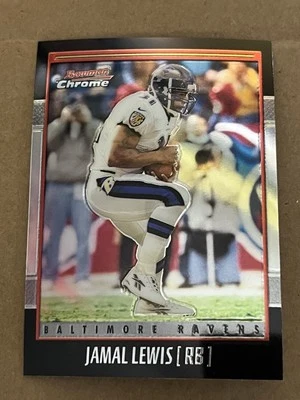 2001 BOWMAN CHROME - JAMAL LEWIS RAVENS #85 - Image 1 of 2