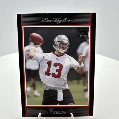 2007 Bowman Zac Taylor #124 Tampa Bay Buccaneers Football Card - Image 1 of 2