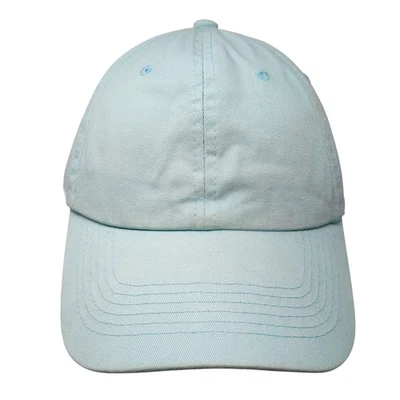 Ethos Slideback Baseball Hat Blue One Size Solid Blank Vent Holes - image 1 of 4