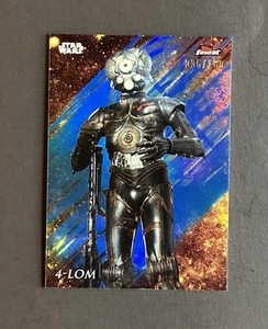 2018 Topps Star Wars Finest 4-LOM #1 Blue Refractor /150 - Picture 1 of 2