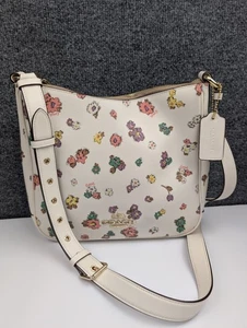 Borsa portadocumenti Coach Ellie con stampa floreale spaziata campo - Foto 1 di 4