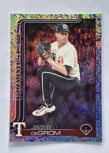 2025 Topps Series 1 - Jacob deGrom #208 Texas Rangers Holo Foil Parallel - Picture 1 of 2