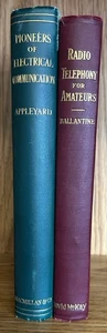 Lot of 2 Vintage Electronics Books – Radio & Electrical Communications OLD - Picture 1 of 2