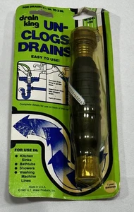 Drain King (1-1/2" - 3" Drain Lines) Unclogs Drains! Model #186 NEW NIP 22983 - Picture 1 of 4