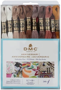 DMC Embroidery Floss Pack 8.7yd-Anniversary 36/Pkg - Picture 1 of 1