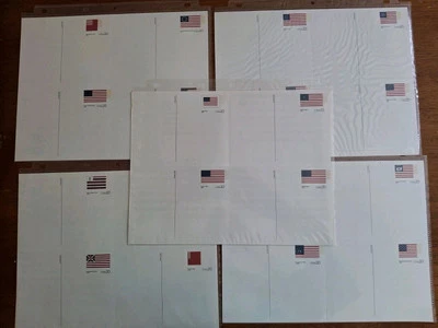2000 US Sc. #UX317-UX336 Stars & Stripes postal cards, 5 sheets of 4, mint, nice - Image 1 of 4