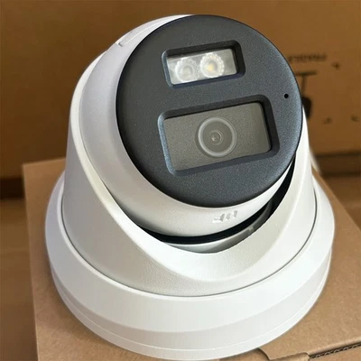 Hikvision OEM ColorVu+IR Smart hybrid light Security Turret PoE 5MP IP Camera UK - Image 1 of 4