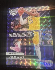 LeBron James Give And Go Silver Prizm 2024-25 Panini Mosaic #1 - Bild 1 von 2