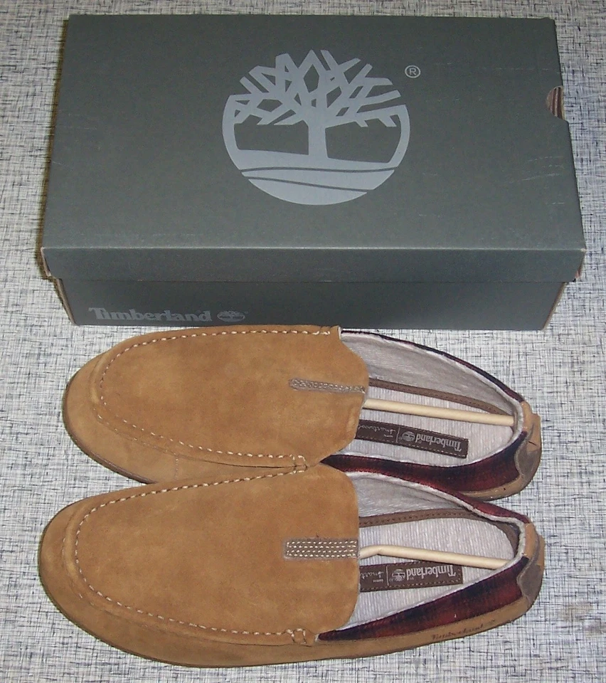 Timberland x Smartwool Kick Around Moccasin Slippers men's 14 tan new in box - Image 1 of 1