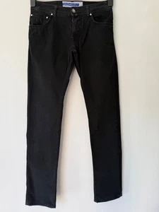 Jacob Cohen Mens Black Jeans/Chinos. Inside leg 32 ins. - Picture 1 of 12