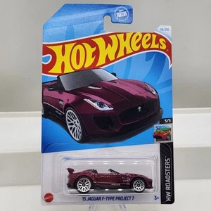 Hot Wheels '15 Jaguar F-Type Project 7 2021 HW ROADSTERS 5/5 NEW - Picture 1 of 7