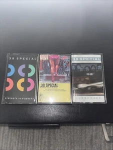 38 Special 3 Cassettes Wild Eyed Southern Boys, Strength in Numbers, Flashback - Imagen 1 de 2