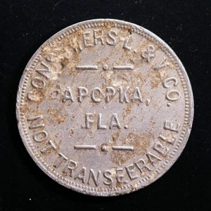 UNLISTED Florida lumber token - Consumers Lumber & Veneer Co, 25¢, Apopka, Fla. - Picture 1 of 2