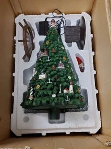 Vintage Danbury Mint Captain's Lighthouse  Christmas Tree 18" Lighted - Picture 1 of 9