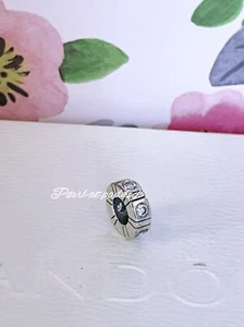 Pandora Clear Cz Trinity Spacer Charm w/ Gift Box - Picture 1 of 1