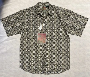 Pineapple Connection hawaiianisches Shirt Erwachsene M 100 % Baumwolle kurzärmelig zuknöpfen - Bild 1 von 7