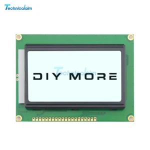 3.3V/5V 12864/12864B LCD Display Module AIP31020 Blue/Yellow/White 128x64 - Bild 1 von 25