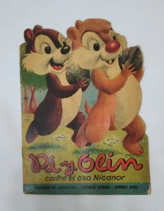 WALT DISNEY CHIP & DALE SPANISH MINI BOOK SIGMAR ARGENTINA 1961 - Picture 1 of 3