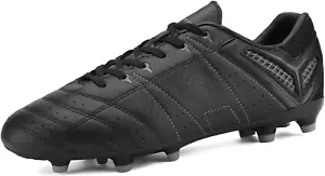 Mens Sport Flexible Athletic Lace up Light Weight Outdoor Cleats Football Soccer - Picture 1 of 12