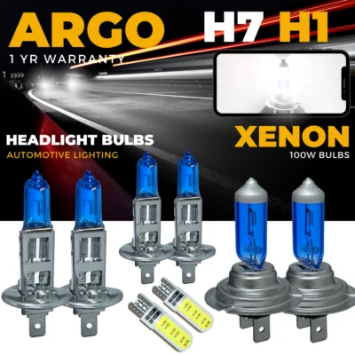 Fits MG ZS Headlight Xenon White Hid 100w 01-05 Led Fog Side Light Bulbs H1 H7 - Image 1 of 4