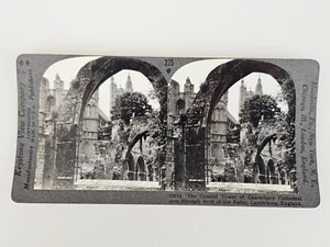 Keystone Stereoview 33016 225 The Central Tower Canterbury Cathedral Arch Ruins - Bild 1 von 8