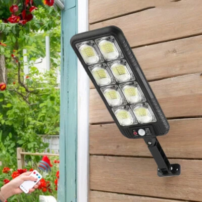 AUTOMATIONPRO 1pc Outdoor Solar Wall Light LED Motion Sensor Bright Flood Street Lamp 3 Modes