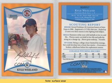 2008 Bowman Draft Prospects Chrome Orange Refractor /25 Kyle Weiland #BDPP57