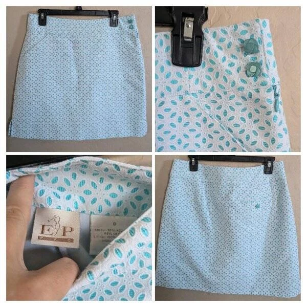 Tênis de golfe EP Pro corte a laser tamanho 8 flores aquáticas pickleball - Imagem 1 de 1