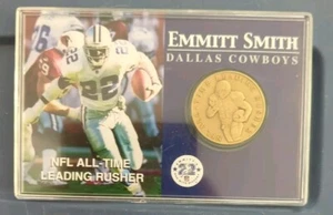 Emmitt Smith Dallas Cowboys All-time Leading Rusher Coin - Picture 1 of 5