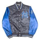 Vintage COOPERSTOWN New York Yankees Mens Bomber Jacket Black 90s USA L