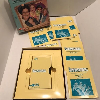 The Honeymooners VCR Game 1986 Vintage Word Memory Mattel With Box - Image 1 of 4