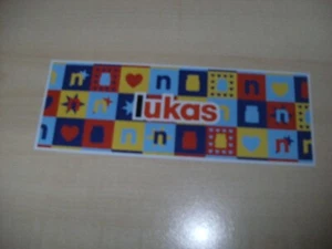 1 Etiketten für Nutella Glas je 450 gr. Etikett Name Lukas aufschrift Sticker - Bild 1 von 1