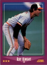1988 Score MLB Ray Knight #96