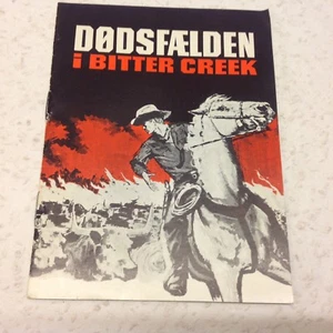 Texas John Slaughter The Slaughter Trail Walt Disney 1959 Danish Movie Program - Bild 1 von 5