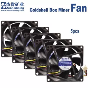 5Pcs Set Goldshell Box Miner Fan for CK LB KA KD HS ST Box Doge Fan - Picture 1 of 7