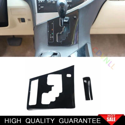 Para Lexus RX350 450h 2009-15 Negro Brillante Consola Central Panel de Cambio de Marchas Borde Foto 1 de 4